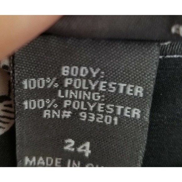 Dots leopard print high low dress womens plus size 24 black sleeveless blousan - Picture 5 of 12